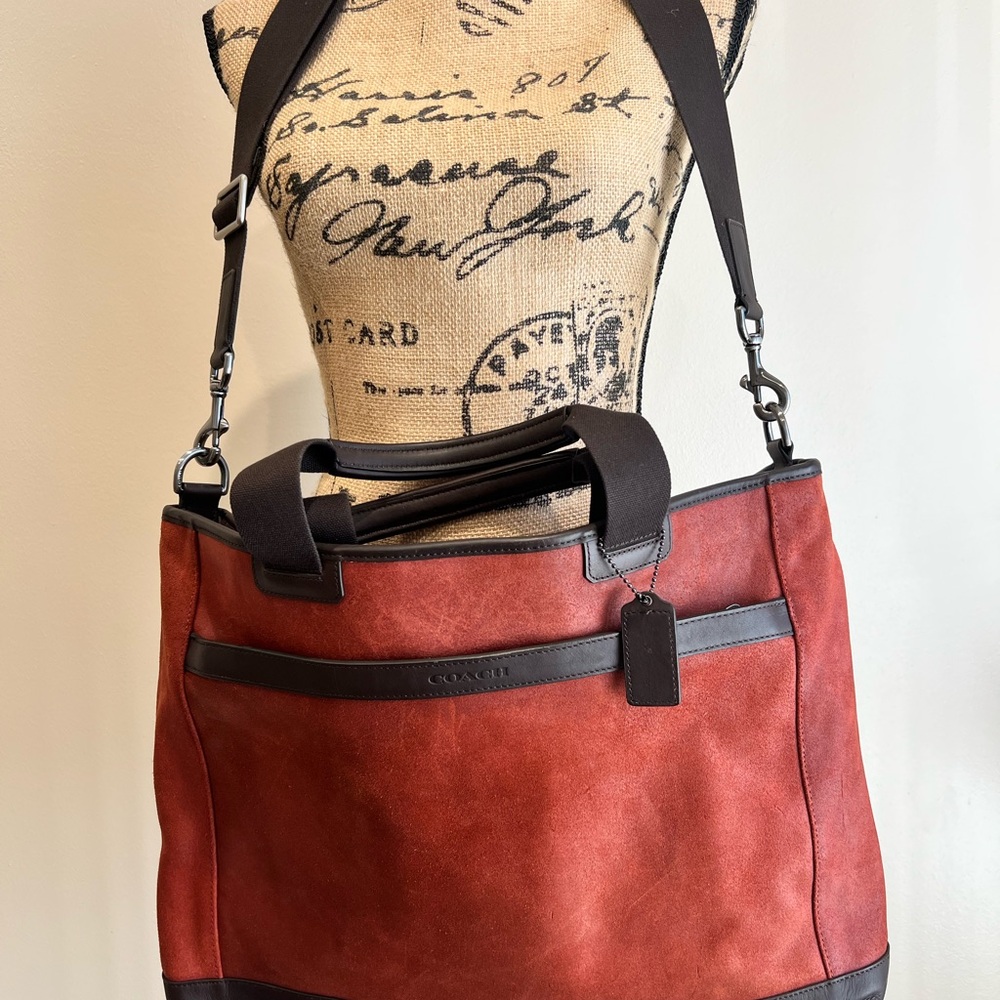 Coach CAMDEN LEATHER SUPPLY BAG
COACH F71347 GM/RUST/DARK-BROWN
Men's Bag - Picture 13 of 14